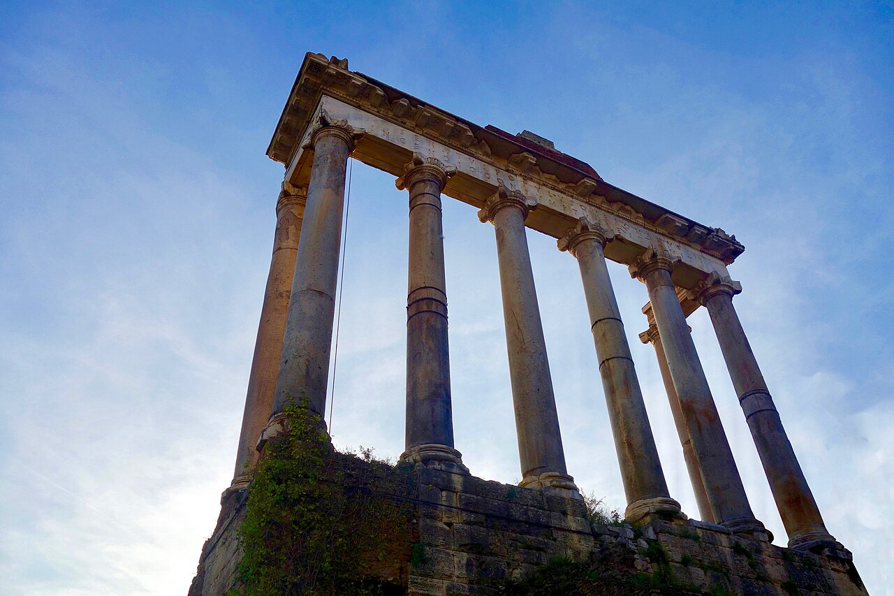 Le colonne del Tempio di Saturno